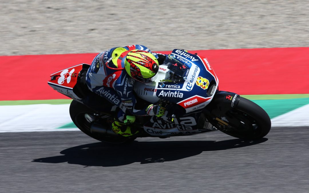 Barberá y Pirro listos para empezar el Gran Premio de Catalunya