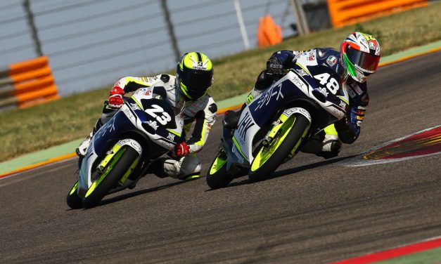 Lorenzo Dalla Porta y Raúl Fernández completan una fabulosa jornada en Aragón