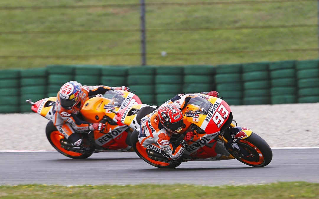 Márquez y Pedrosa, expedientes brillantes en Sachsenring