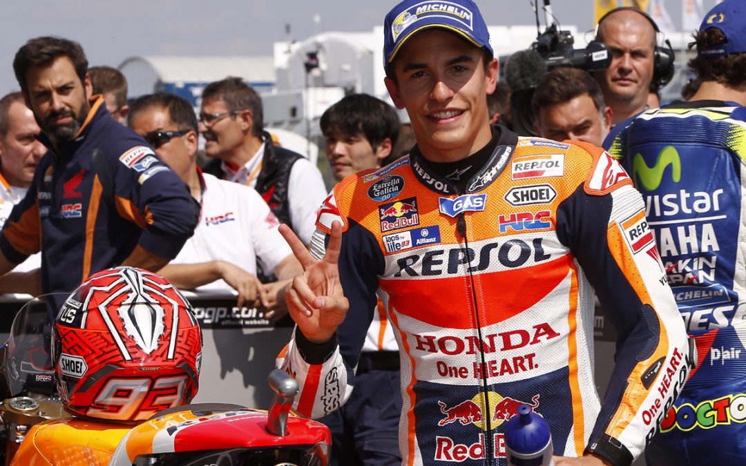 Marc Márquez logra su séptima ‘pole’ consecutiva en Sachsenring