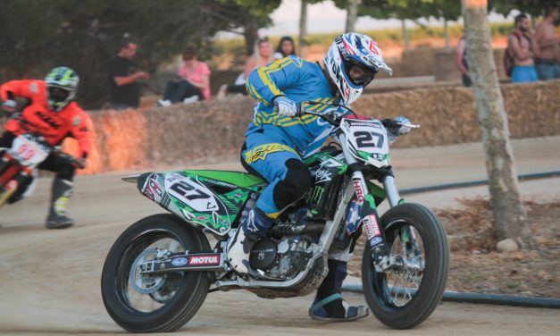 Alejandro Ros gana la tercera prueba de la Copa Rodi de Dirt Track 2016 en la categoría Promo
