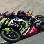Sykes y Rea probando en Laguna Seca