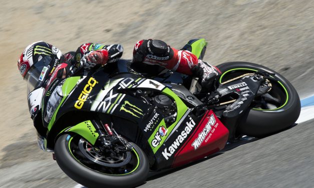 Sykes y Rea probando en Laguna Seca