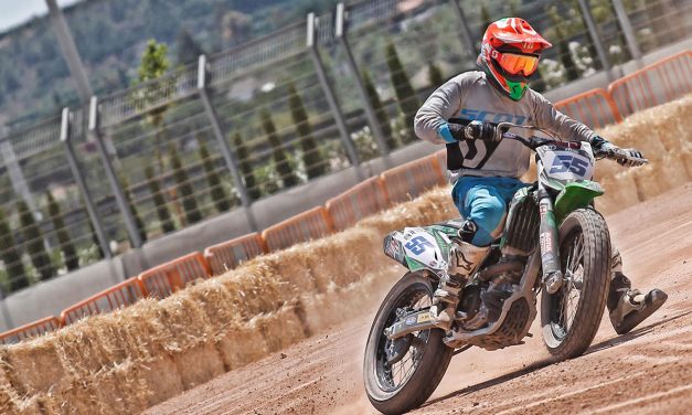 Nico Terol y Brad Baker ponen en marcha la RFME Copa de España de Flat Track