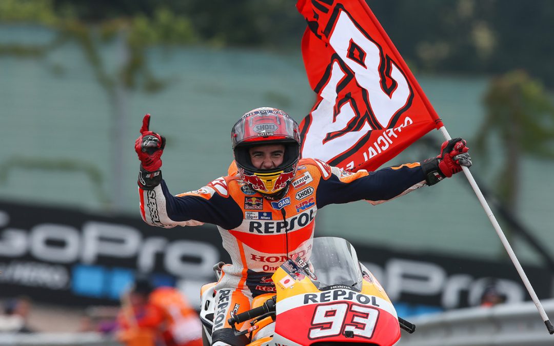 El equipo Repsol Honda inicia la segunda mitad del Mundial con Marc Márquez en cabeza
