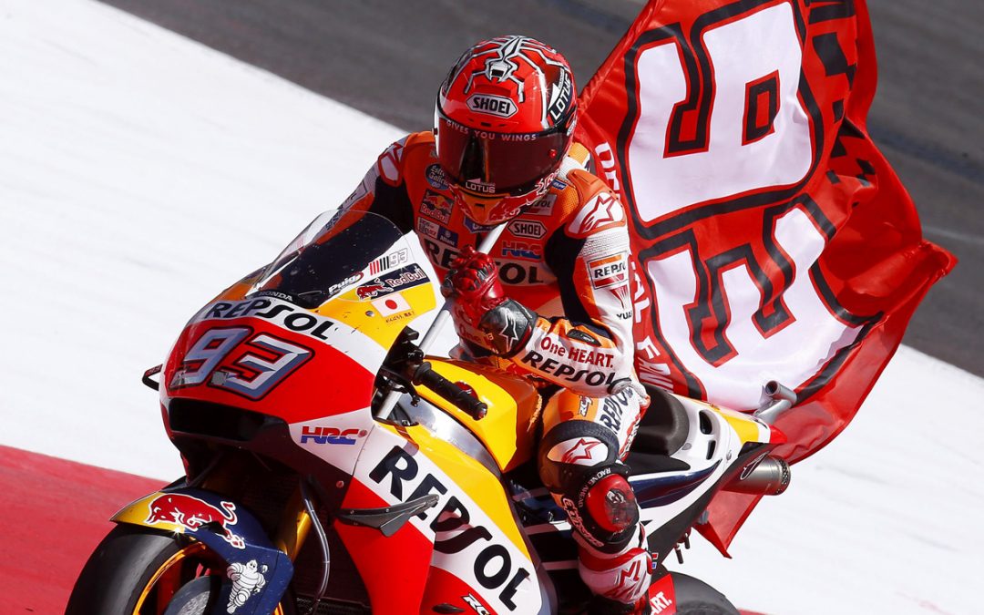 Márquez y Pedrosa salvan una difícil carrera en Austria