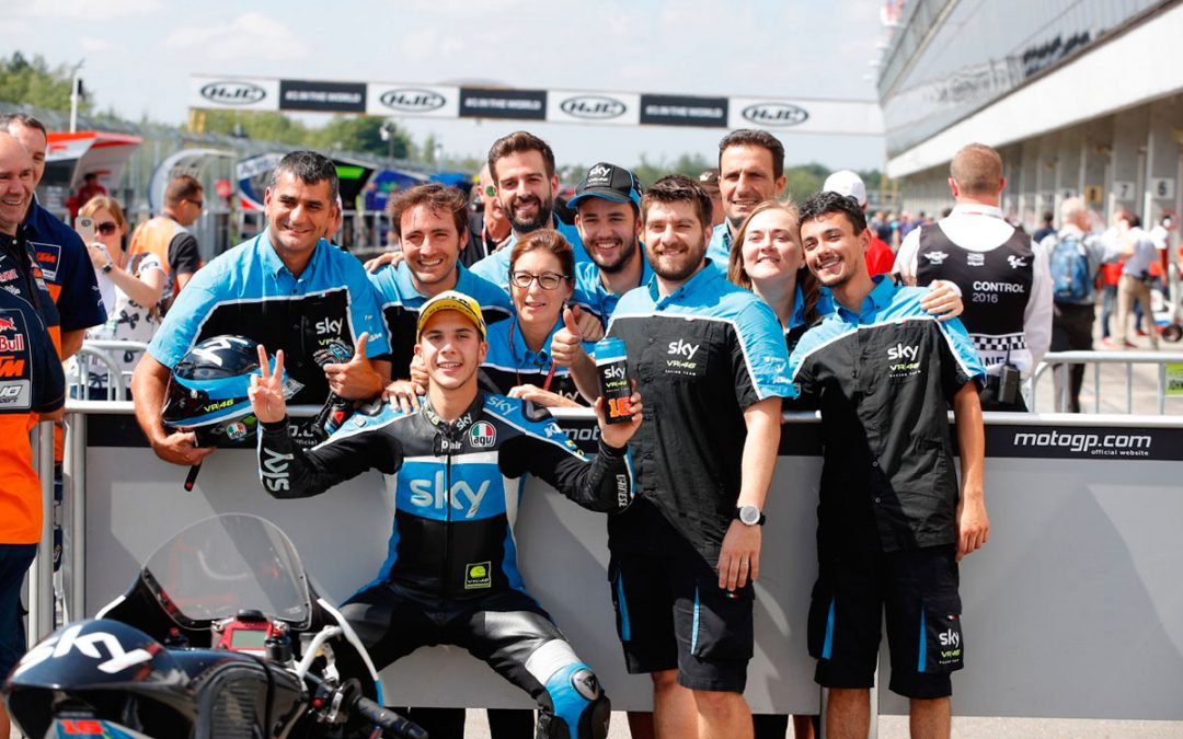 Primera y segunda fila para el Sky Racing Team VR46 en Brno