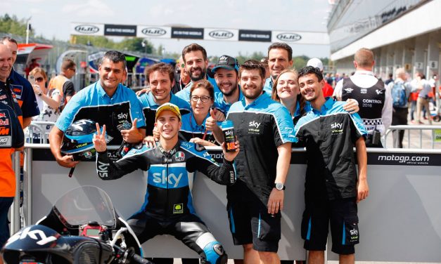 Primera y segunda fila para el Sky Racing Team VR46 en Brno