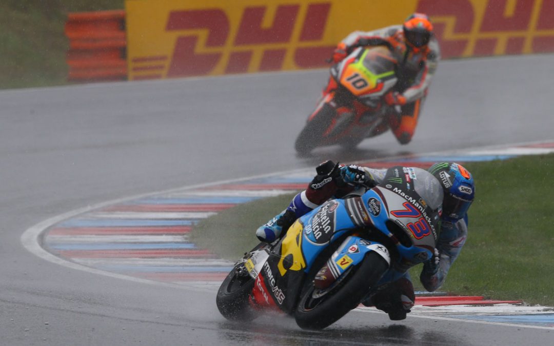 Márquez logra su mejor resultado de la temporada con un quinto puesto bajo el agua en Brno