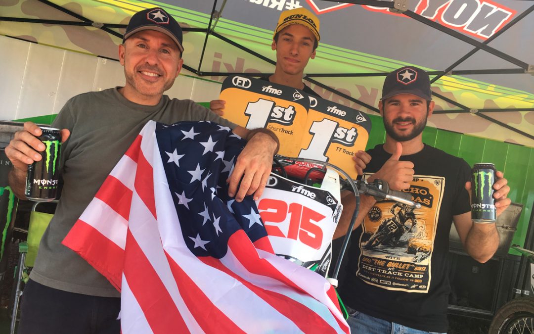 Ferran Sastre, cinco de cinco en la RFME Copa de España de Flat Track