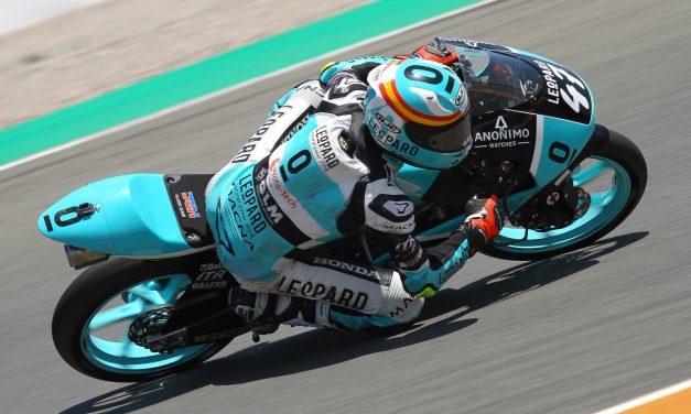 Aarón Polanco y el Leopard Junior Team acarician el podio en Valencia