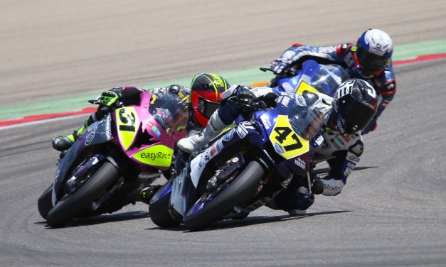 El Yamaha Stratos y Ángel Rodríguez suman un nuevo podio en MotorLand Aragón