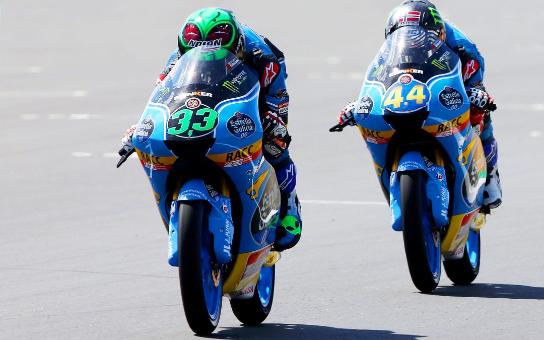 Arón Canet y Enea Bastianini completan un test privado en Brno