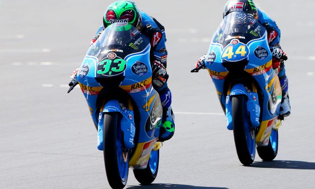 Arón Canet y Enea Bastianini completan un test privado en Brno