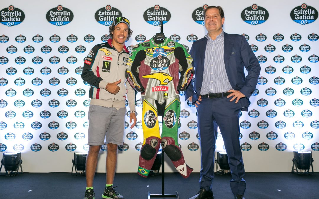 Franco Morbidelli rinde homenaje a sus raíces brasileñas de la mano de Estrella Galicia 0,0