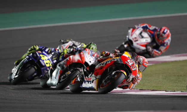 Marc Márquez estrena la temporada en el podio