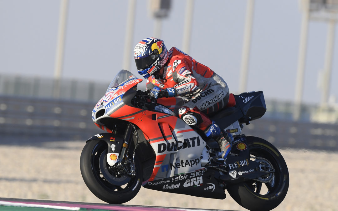 Dovizioso acaba tercero y Lorenzo décimo en la clasificación combinada de los tres días.