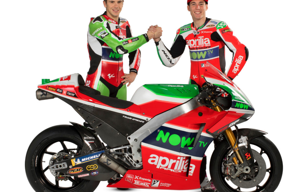 Presentado el proyecto APRILIA RACING 2018 con Aleix Espargaró y Scott Redding