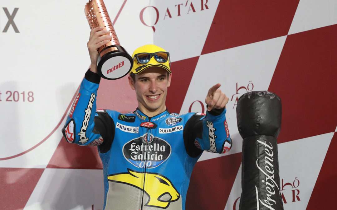 Márquez comienza subiendo el podio en Catar a pesar de los problemas