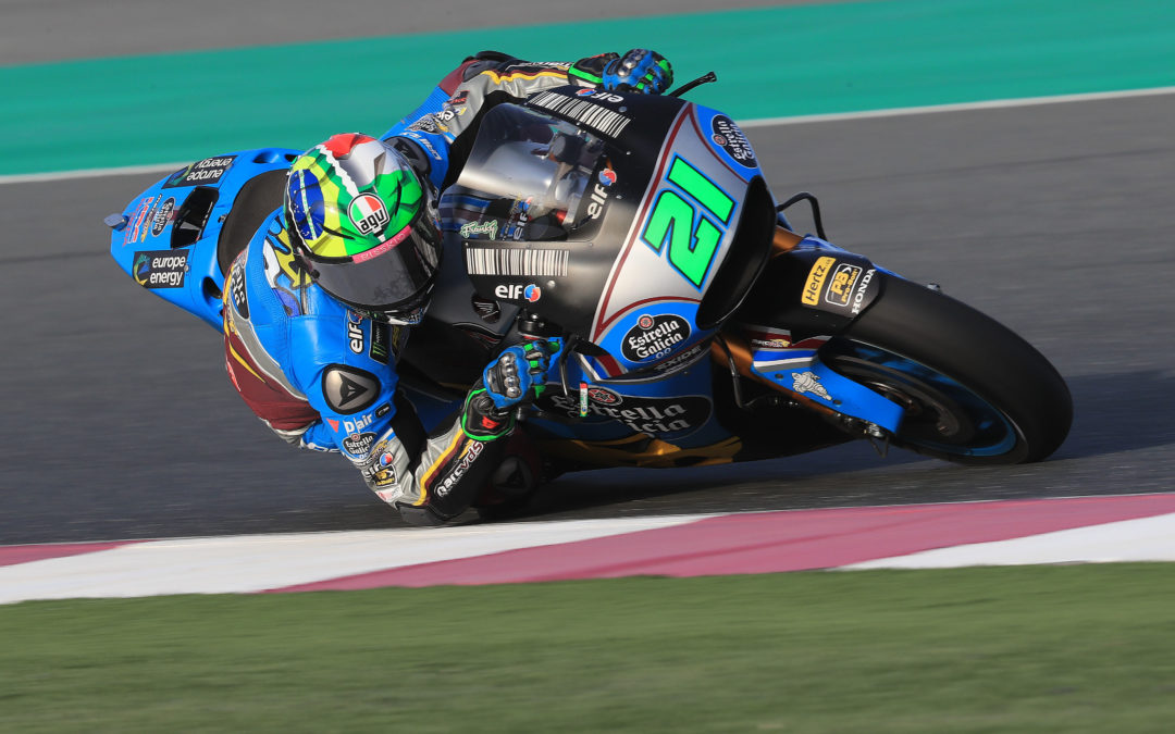 Morbidelli y Lüthi comienzan el trabajo bajo los focos de Catar