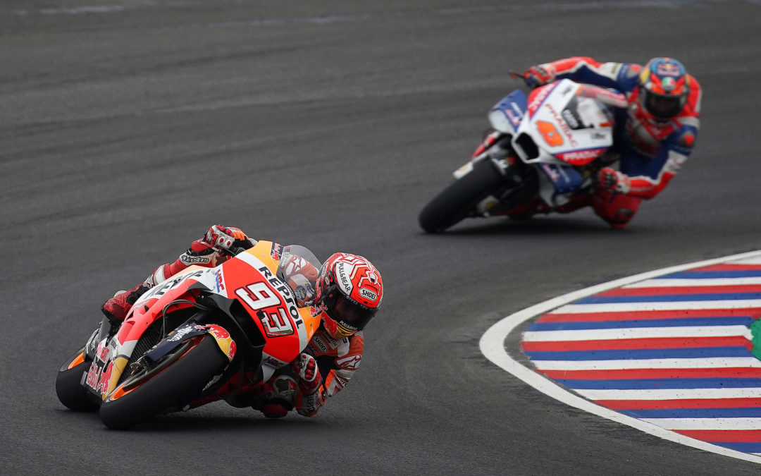 El caos debido a las condiciones meteorológicas compromete la carrera del equipo Repsol Honda