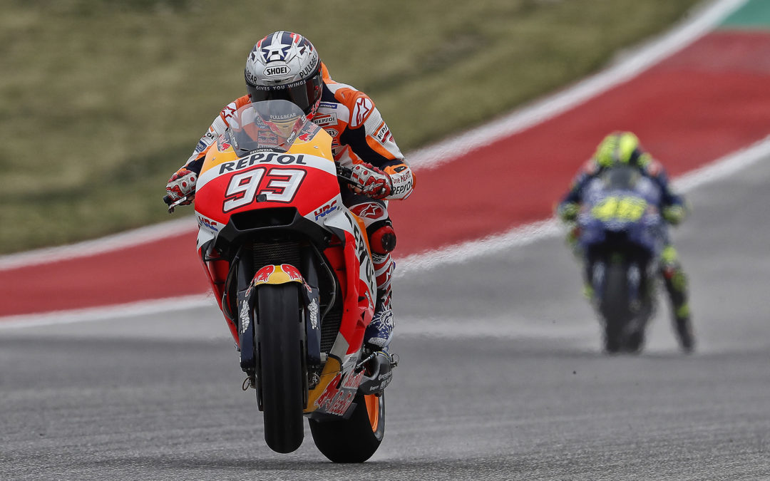 Márquez es segundo en la primera jornada y Pedrosa, décimo