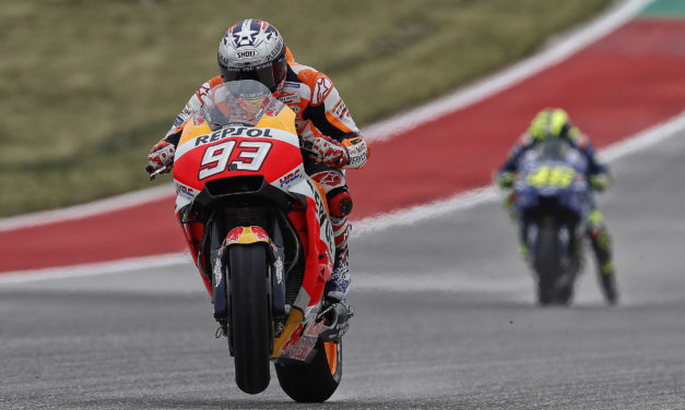 Márquez es segundo en la primera jornada y Pedrosa, décimo