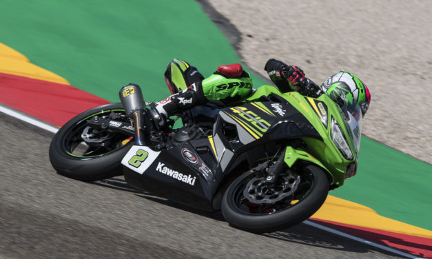 BUEN COMIENZO PARA EL DS JUNIOR TEAM KAWASAKI, ANA CARRASCO SEXTA