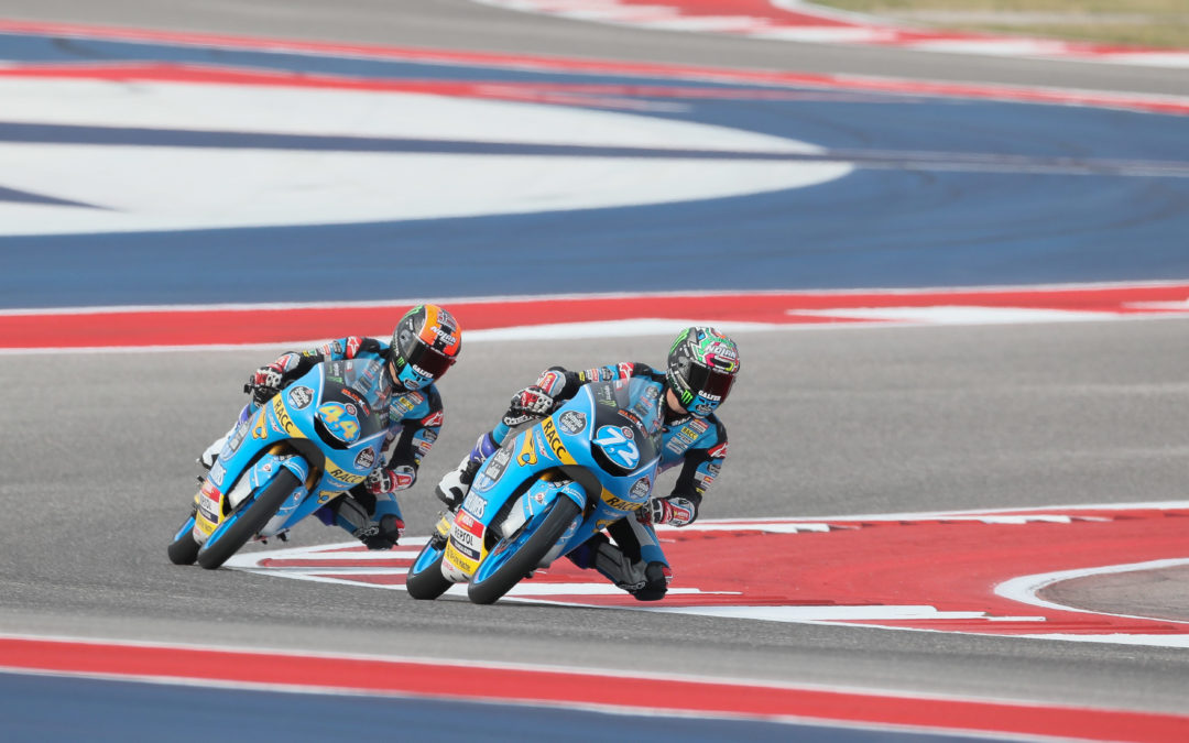 Arón Canet partirá en primera línea de parrilla en Austin