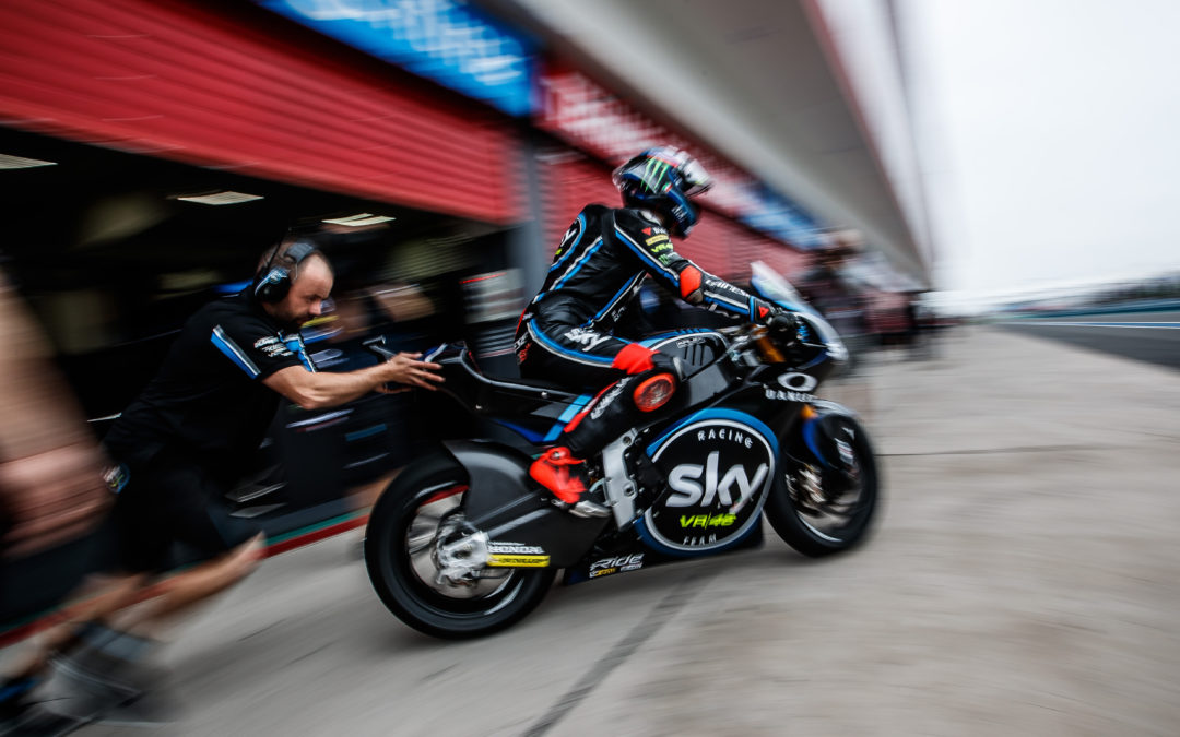 BARRAS Y ESTRELLAS DE FIN DE SEMANA PARA EL TEAM SKY RACING VR46 AD AUSTIN