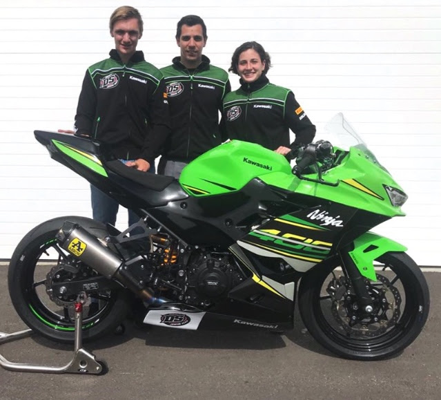 ANA CARRASCO, DORREN LOUREIRO Y LA NUEVA KAWASAKI NINJA 400 LISTOS PARA LA TEMPORADA 2018