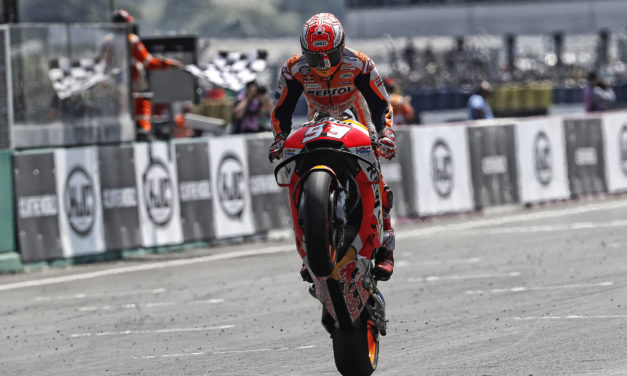 Tercera victoria consecutiva de Márquez