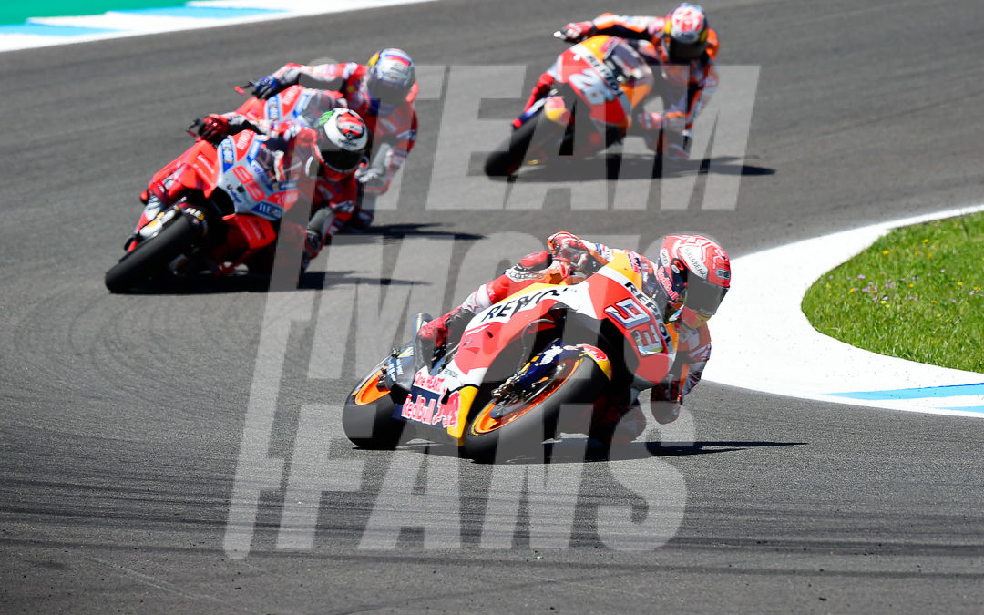 MotoGP Jerez, Márquez, ¡las alas del campeón!