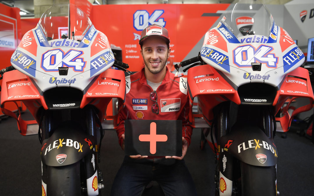 Dovizioso celebra con la Pole provisional el anuncio de su renovación con el Ducati Team para los próximos dos años