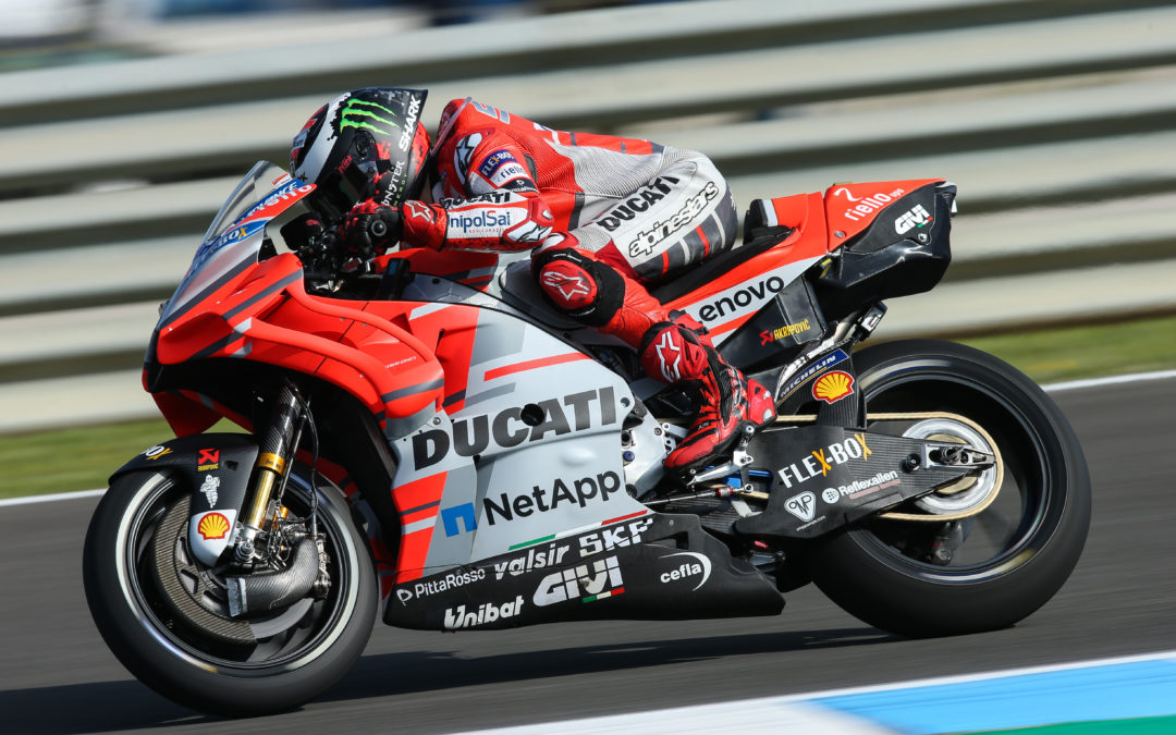 Segunda y tercera fila para los pilotos del Ducati Team en Jerez.