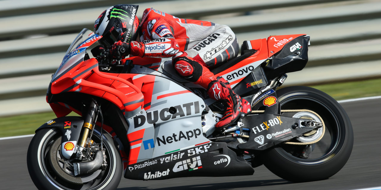 Segunda y tercera fila para los pilotos del Ducati Team en Jerez.