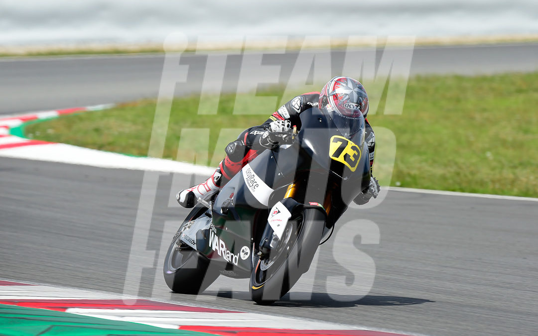Augusto Fernández, con el Pons HP 40 en Montmeló