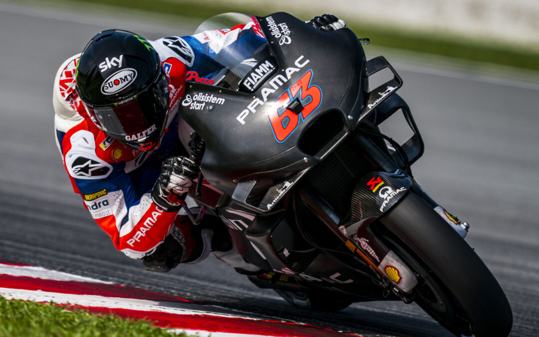 resultado excepcional para Racing Alma Pramac: Pecco segundo y  Jack tercero,  dominio Ducati
