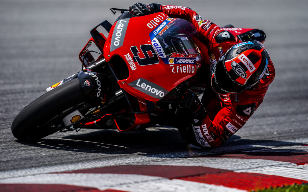 El equipo Mission Winnow Ducati cierra el test de MotoGP en Sepang con Petrucci primero (récord oficioso del circuito) y Dovizioso cuarto