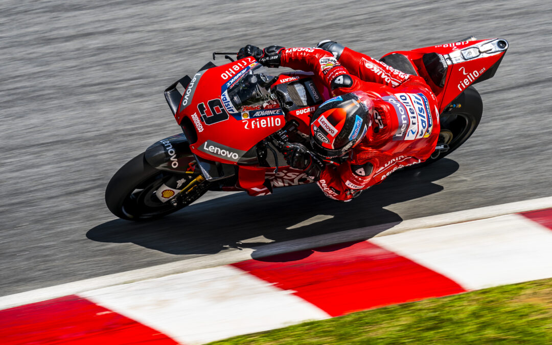Petrucci 5º y Dovizioso 8º con el equipo Mission Winnow Ducati en los test de Sepang
