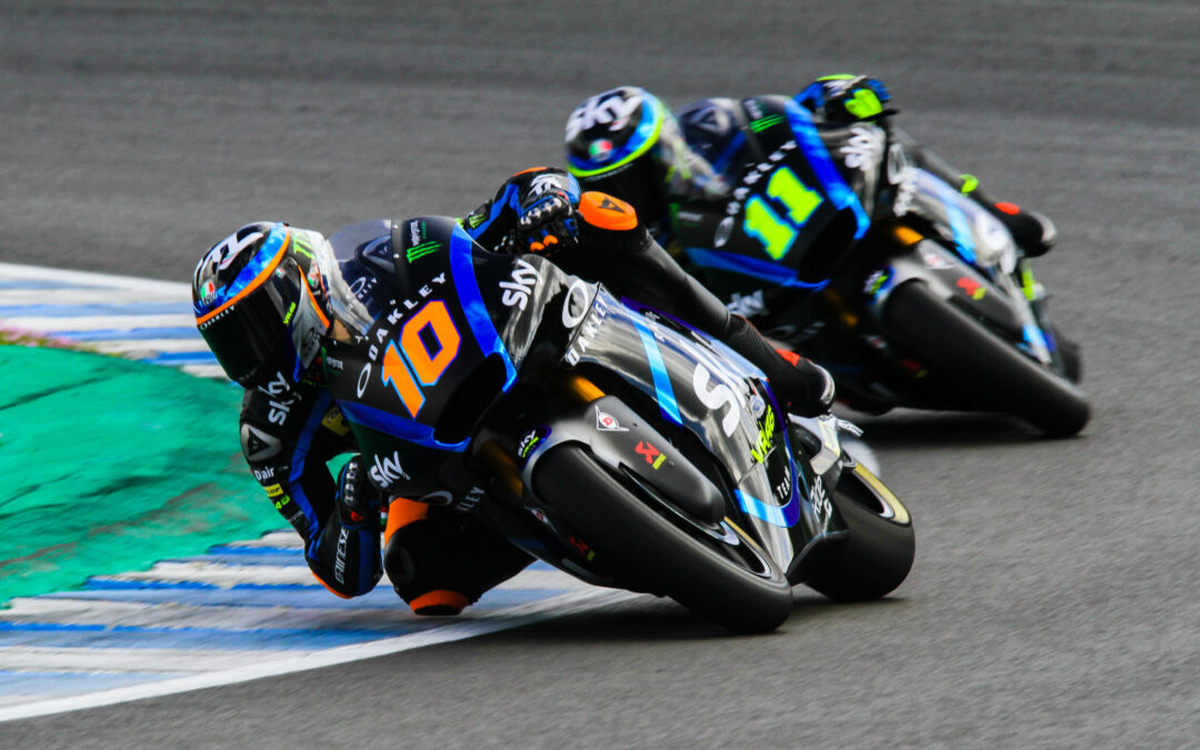 Luca Marini y Gabriel Rodrigo los más rápidos en los test privados de Jerez