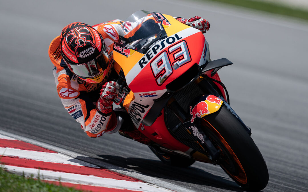 Marc Márquez es el más rápido el primer día en Malasia