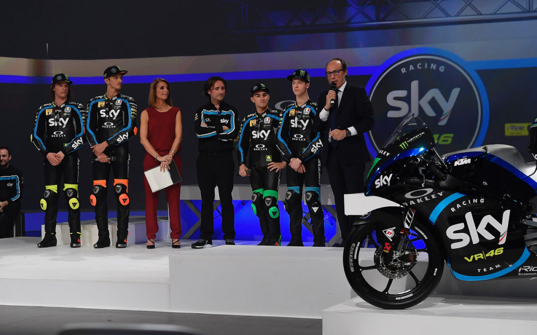Puesta de largo del Team Sky Racing Team VR46