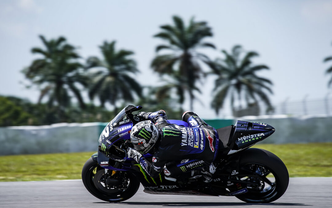 Ritmo fuerte de Maverick Viñales y Valentino Rossi en Sepang