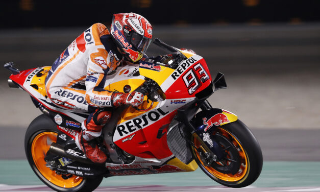 Primera fila de Marc Márquez en el arranque del Mundial 2019