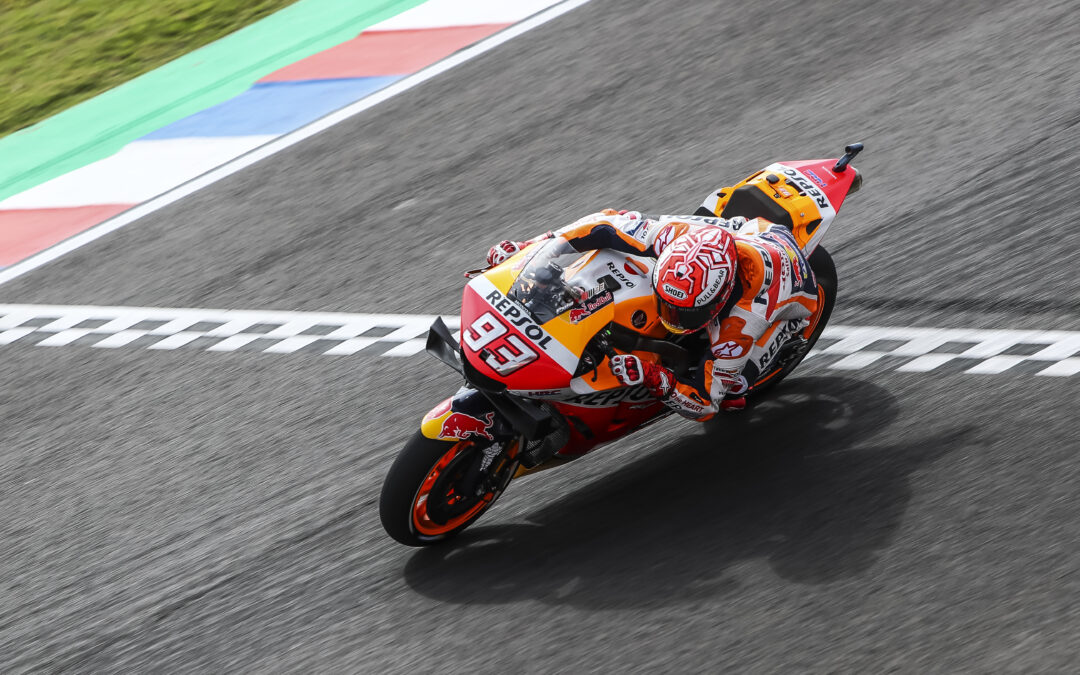 El equipo Repsol Honda comienza el trabajo en Argentina