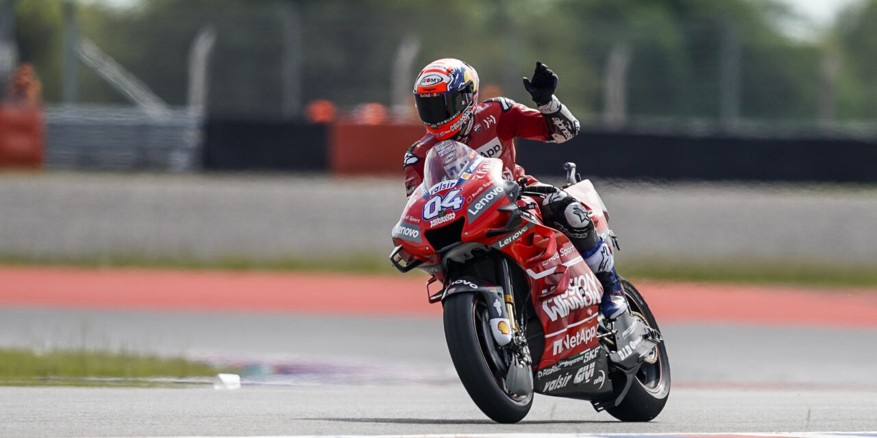 Dovizioso encabeza las hojas de horarios en la práctica libre del viernes en el GP de Argentina con el equipo Mission Winnow Ducati