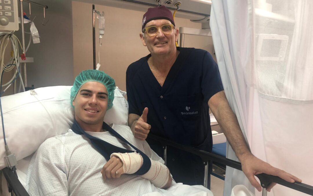 Augusto Fernández intervenido con éxito