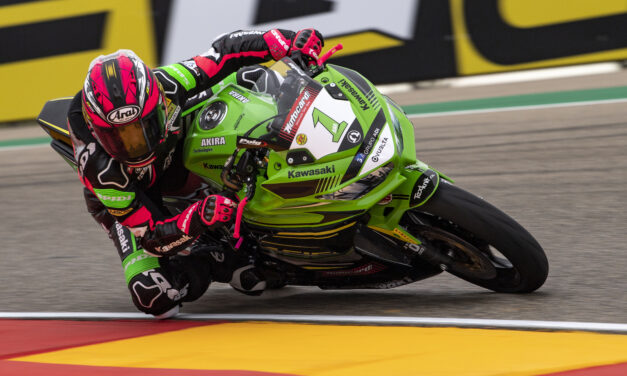 CAÍDA DE ANA CARRASCO EN MOTORLAND