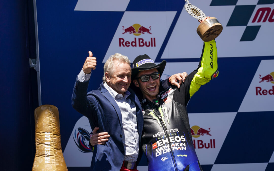 Rossi, «The Doctor», «El abuelo», impresiona con su 2ª plaza en Austin